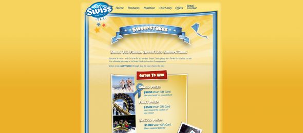 Swiss Tea Family Adventure Sweepstakes