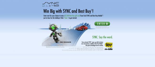 2009 Ford SYNC Sweepstakes