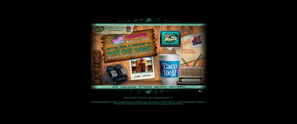 Taco Bell MDBB Blast for Cash Instant Win Game