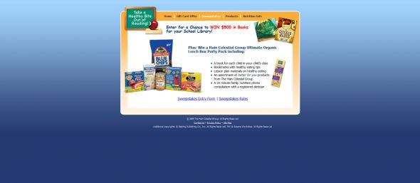 Take A Healthy Bite Sweepstakes