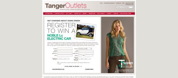 Noble Car Sweepstakes Noble Car Sweepstakes