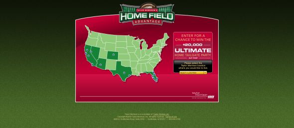 Taylor Morrison Home Field Advantage Sweepstakes
