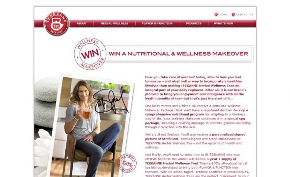 TEEKANNE Nutritional and Wellness Makeover Sweepstakes