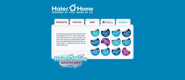 Haier Home Tour Sweepstakes