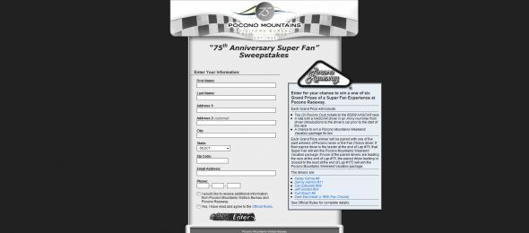 75th Anniversary Super Fan Sweepstakes