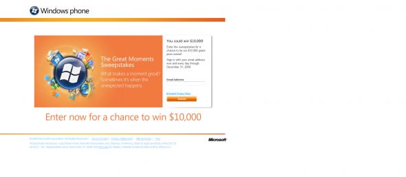 Great Moments Sweepstakes