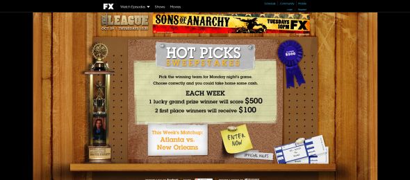 The League Hot Picks Sweepstakes