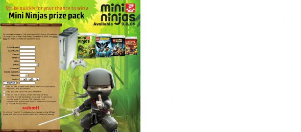 Mini Ninja Mega Sweepstakes