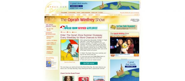Oprah’s Summer Giveaway
