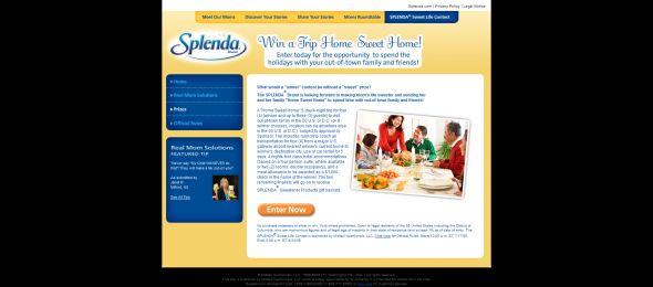Splenda Sweet Life Contest
