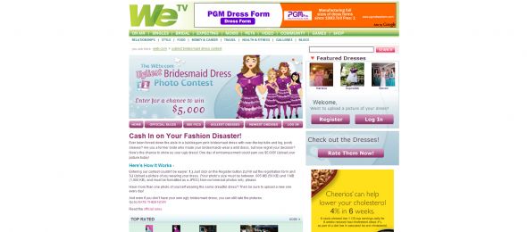 WE tv’s Ugliest Bridesmaid Dress Contest