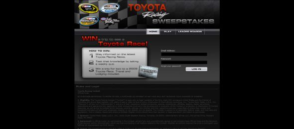 Toyota Racing Contest