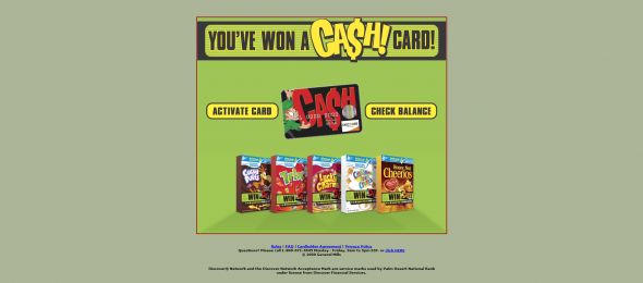 Big G Cash Card Giveaway
