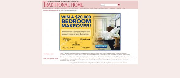 Traditional Home Bedroom Sweepstakes
