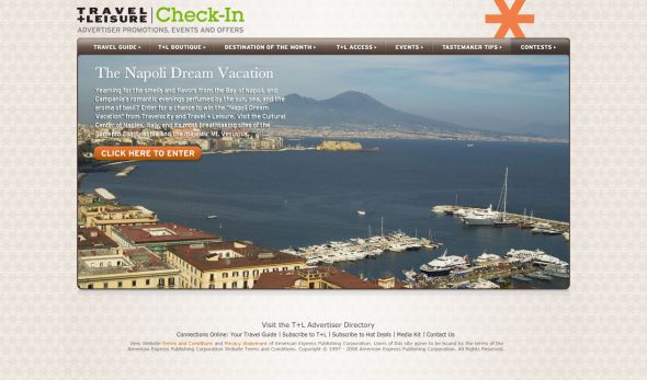 The Napoli Dream Vacation Sweepstakes