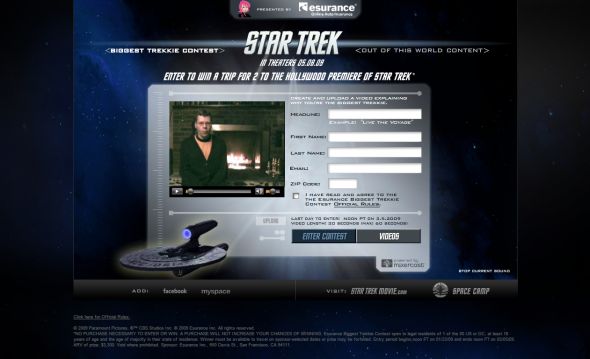 Esurance Biggest Trekkie Contest
