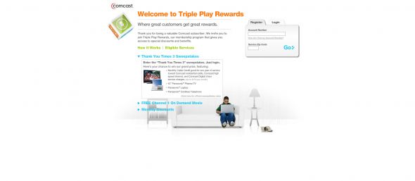 Comcast Thank You Times 3 Sweepstakes Comcast Thank You Times 3 Sweepstakes