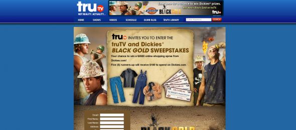 truTV and Dickies Black Gold Sweepstakes truTV and Dickies Black Gold Sweepstakes