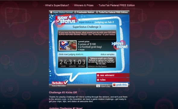 TurboTax SuperStatus Contest