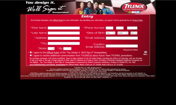 You Design it We’ll Sign It Sweepstakes