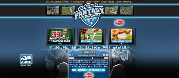 Tyson Fantasy Flavor League Promotion