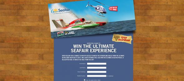 Oberto’s Ultimate Alpha Zone SeaFair VIP Treatment Sweepstakes