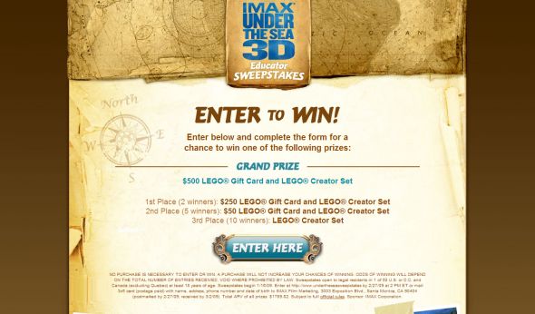Under the Sea Educator Sweepstakes