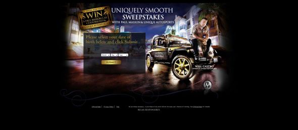 Paul Masson Uniquely Smooth Sweepstakes