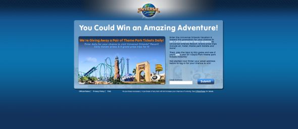 Universal Orlando Vacation & Instant Win