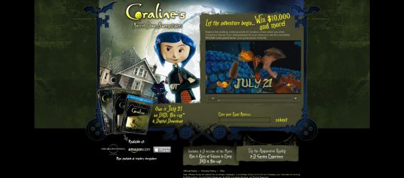 Coraline’s Secret Door Sweepstakes