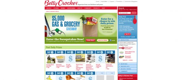 Betty Crocker Gas And Grocery Giveaway