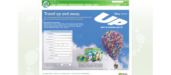 LeapFrog Up and Away Sweepstakes