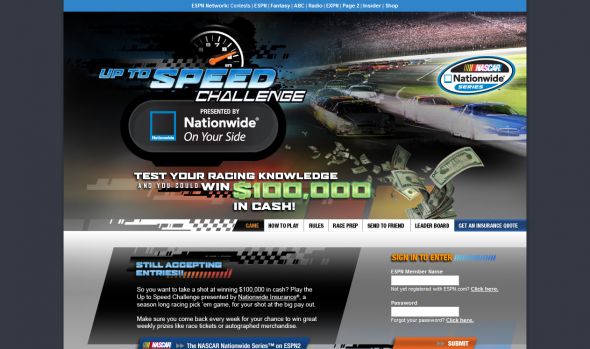 Up to Speed Challenge Presented by Nationwide