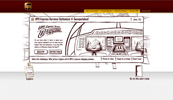 2008 UPS Air Services Optionizer Sweepstakes
