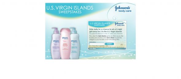 JOHNSON’S Body Care U.S. Virgin Islands Sweepstakes