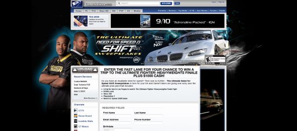 Ultimate Need For Speed Shift Sweepstakes