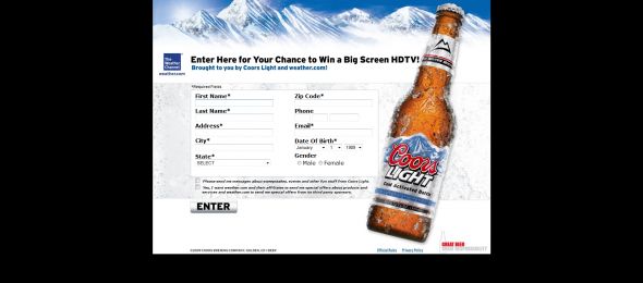 Big Game Big Screen Sweepstakes