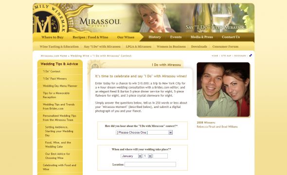 I Do with Mirassou Contest