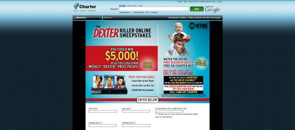 Dexter Killer Online Sweepstakes