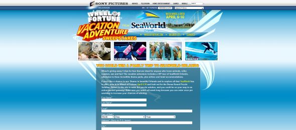 Wheel of Fortune Vacation Adventure Sweepstakes