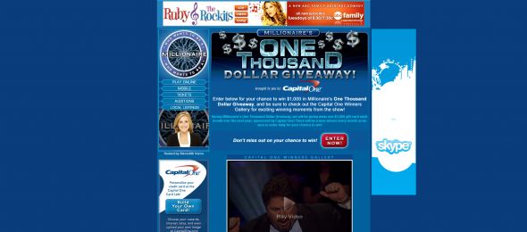 Millionaire’s One Thousand Dollar Giveaway Millionaire’s One Thousand Dollar Giveaway