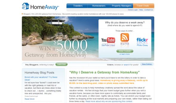 Why I Deserve a HomeAway Getaway Contest