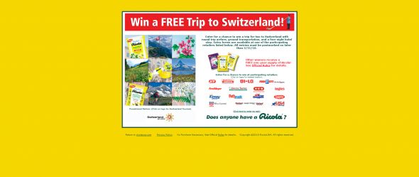 Ricola Win a Trip to Switzerland Sweepstakes Ricola Win a Trip to Switzerland Sweepstakes