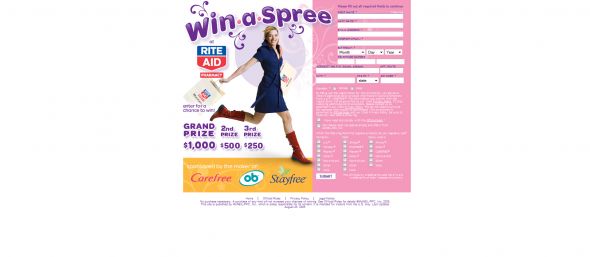 Win & Shop Free Sweepstakes