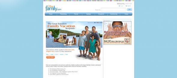 Great American Family Vacation Sweeps