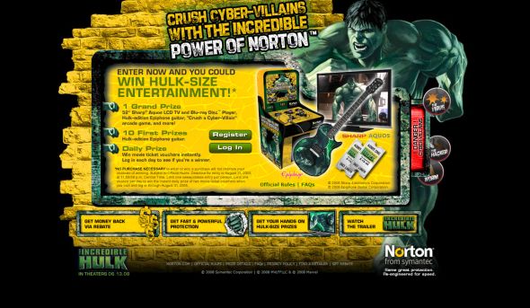 Norton Hulk-Size Entertainment Sweepstakes