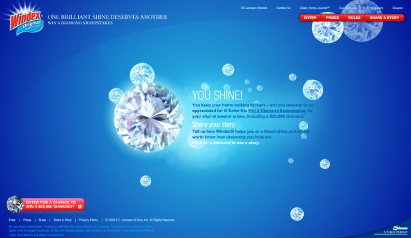 Windex Shine Win A Diamond Sweepstakes