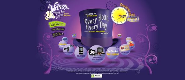 Wonka Every Hour Every Day Promotion