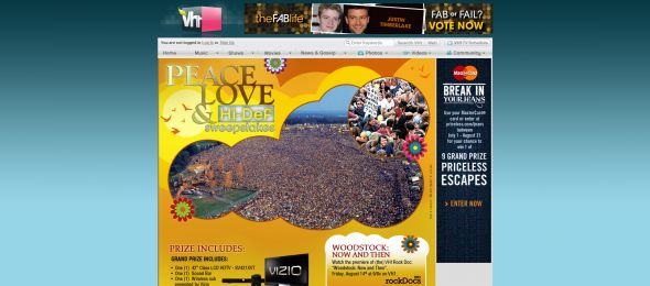 VH1’s Peace Love and Hi-Def Sweepstakes