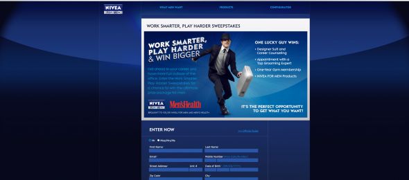 Nivea For Men Men’s Health & Best Life Sweepstakes